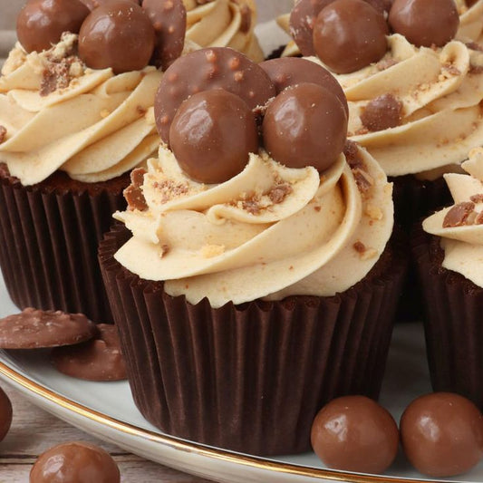 Cupcackes sans lactose-Maltesers🍫